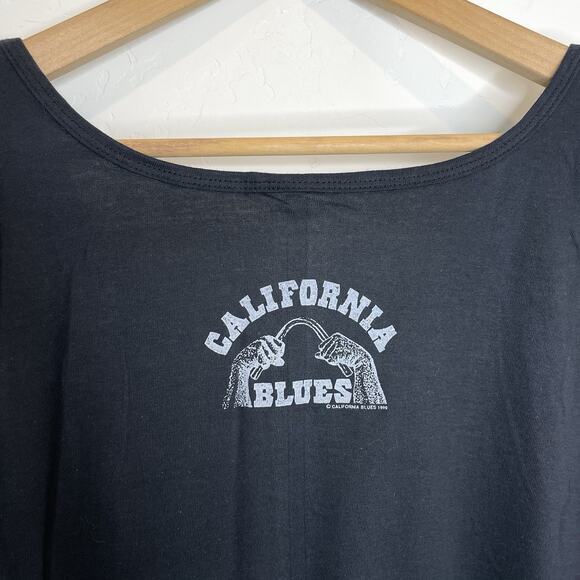 Vintage California Blues 1990 Practice Practice Practice Tank Top Mens XL Black - Picture 5 of 6